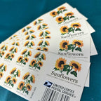 2026 Forever Stamps Sunflowers Stamps, Book of 20