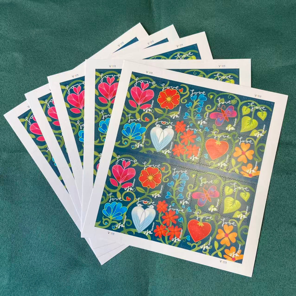 2011 US First-Class Forever Stamps – Garden of Love