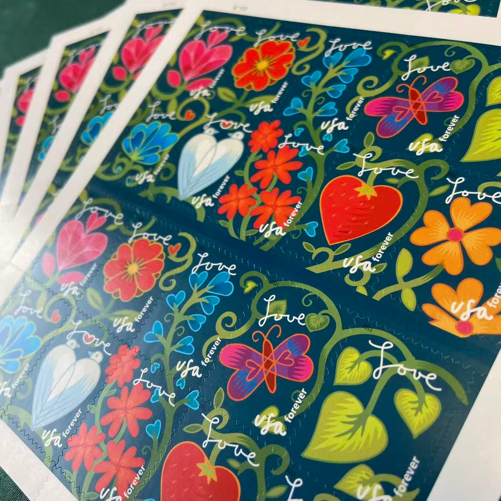 2011 US First-Class Forever Stamps – Garden of Love