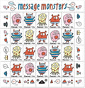 Message Monsters USPS Forever Postage Stamps Ready to Bring a Smile to Your Mail image 0