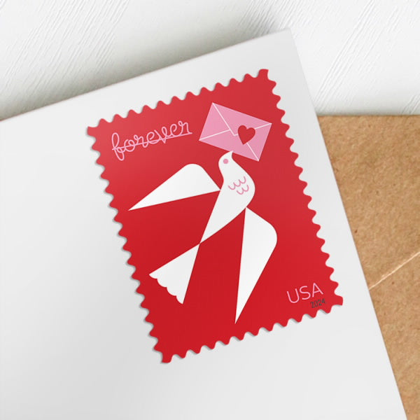 2024 Love Forever First Class Postage Stamps image 1