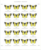 USPS California Dogface Butterfly Forever First Class Postage Stamps image 0