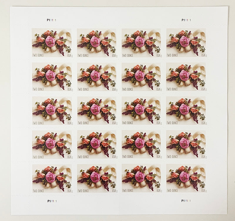 Garden Corsage Two Ounce Forever First Class Postage Stamps image 0