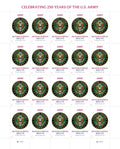 U.S. Army 250th First-Class Mail Forever Postage Stamps