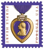 Purple Heart Medal 2019 Forever Stamps, Sheet of 20