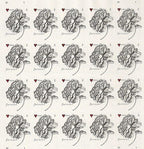 Antique Vintage Rose Forever First Class Postage Stamps image 0