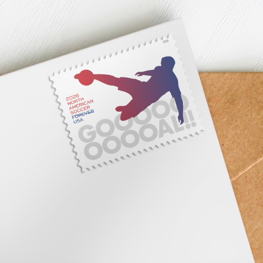 2026 USPS Forever Stamps North American Soccer Stamps | Official Product