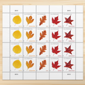 USPS Forever Stamps Vibrant Leaves Postcard Stamps, Sheet of 20